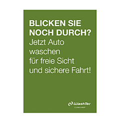 Poster Durchblick A1 grün