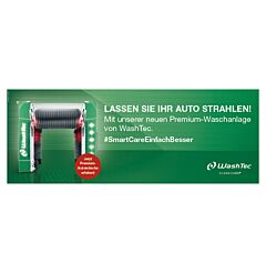 Banner SmartCare - Strahlen 4x1,5m Grün