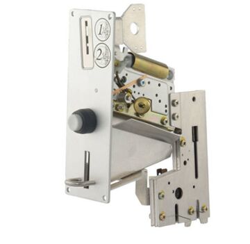 Münzprüfer für 50 Cent und WashTec-Jeton