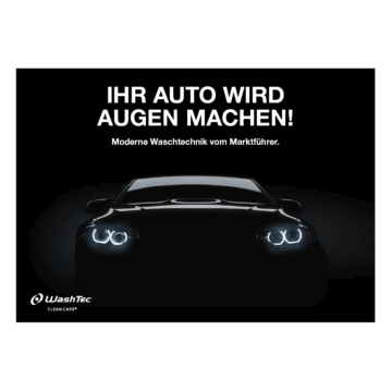 Poster Ihr Auto wird ... - A4 quer