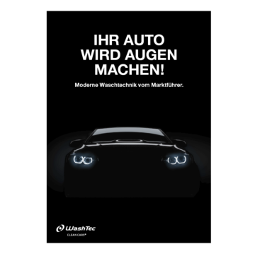 Poster Ihr Auto wird Augen machen - A4