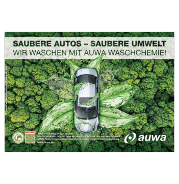 Pumptopper Green Car Care - A4 quer