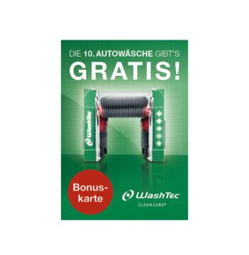 10er Bonuskarte SmartCare A7 Grün