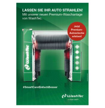 Poster SmartCare - Strahlen A2 Grün