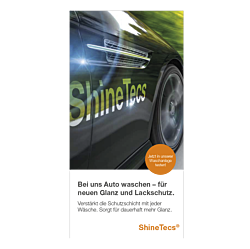 Flyer "ShineTecs" - VPE 250 Stück
