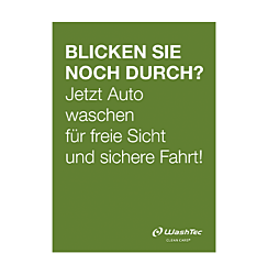 Poster "Durchblick" A2 grün