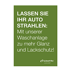 Poster "Strahlen" A2 grün