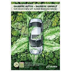 Poster "AUWA Green Car Care" - A0