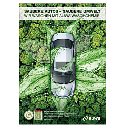 Poster "AUWA Green Car Care" - A1