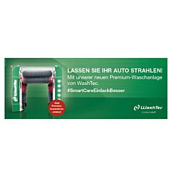 Banner SmartCare - Strahlen 4x1,5m Grün
