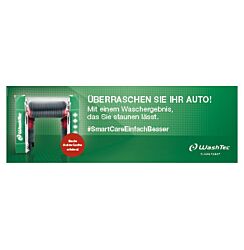 Banner SmartCare - Überraschen 3x1m Grün