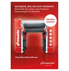 Poster SmartCare - Das Beste A2 Rot